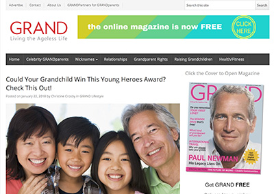 Could Your Grandchild Win This…Grand MagazineJanuary, 2018