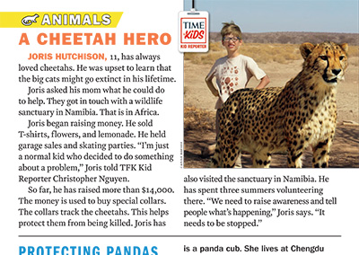 A Cheetah HeroTime for KidsApril, 2018